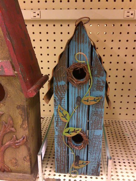 hobby lobby metal bird houses|hobby lobby birdhouse hanger.